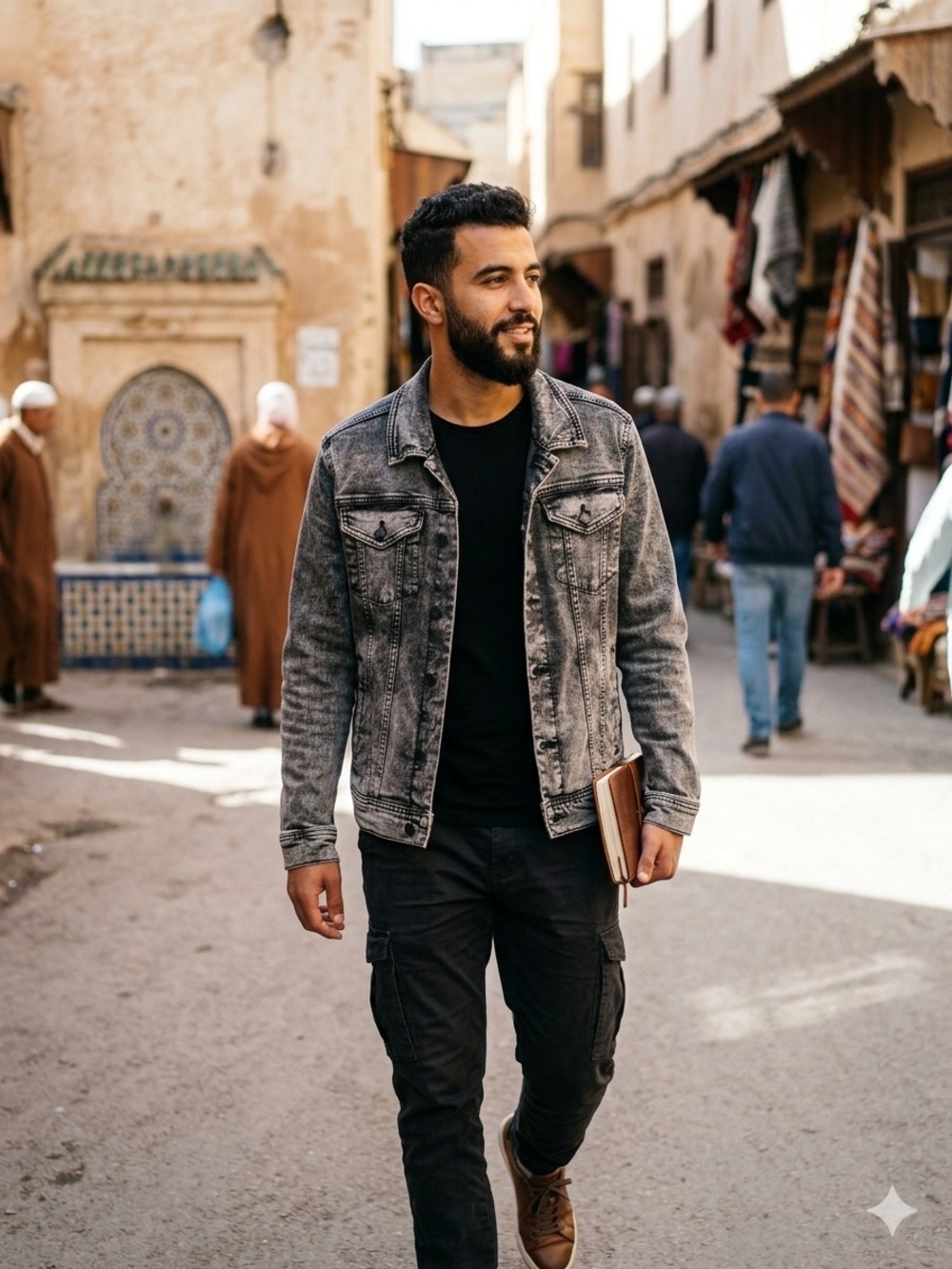 George Gray Washed Denim Jacket